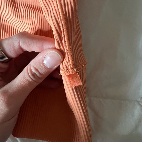 Lululemon pivot tank in orange, no tags but fits like an 8/10! - Picture 3 of 3